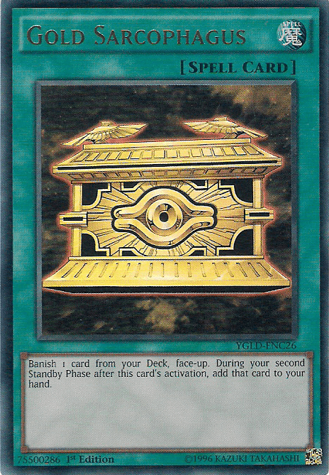 Gold Sarcophagus [YGLD-ENC26] Ultra Rare (ONLINE ORDER ONLY)