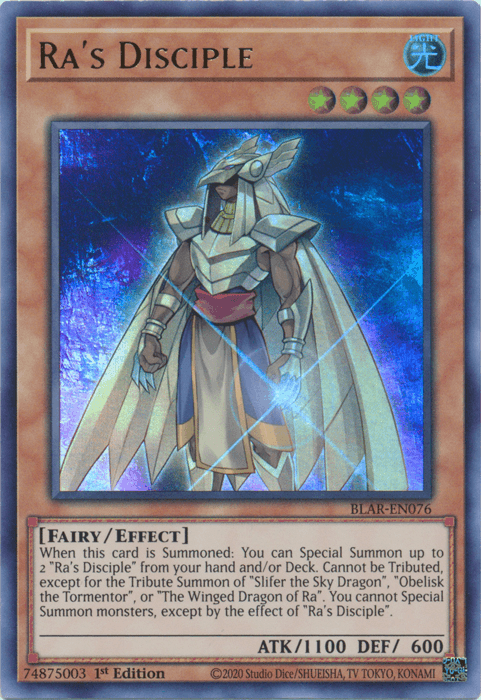 Ra's Disciple [BLAR-EN076] Ultra Rare (ONLINE ORDER ONLY)