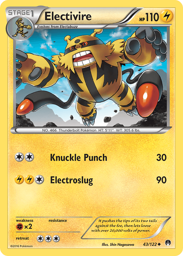 Electivire (43/122) [XY: BREAKpoint] (Online Only)