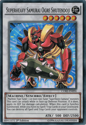 Superheavy Samurai Ogre Shutendoji [CORE-EN094] Super Rare (ONLINE ORDER ONLY)