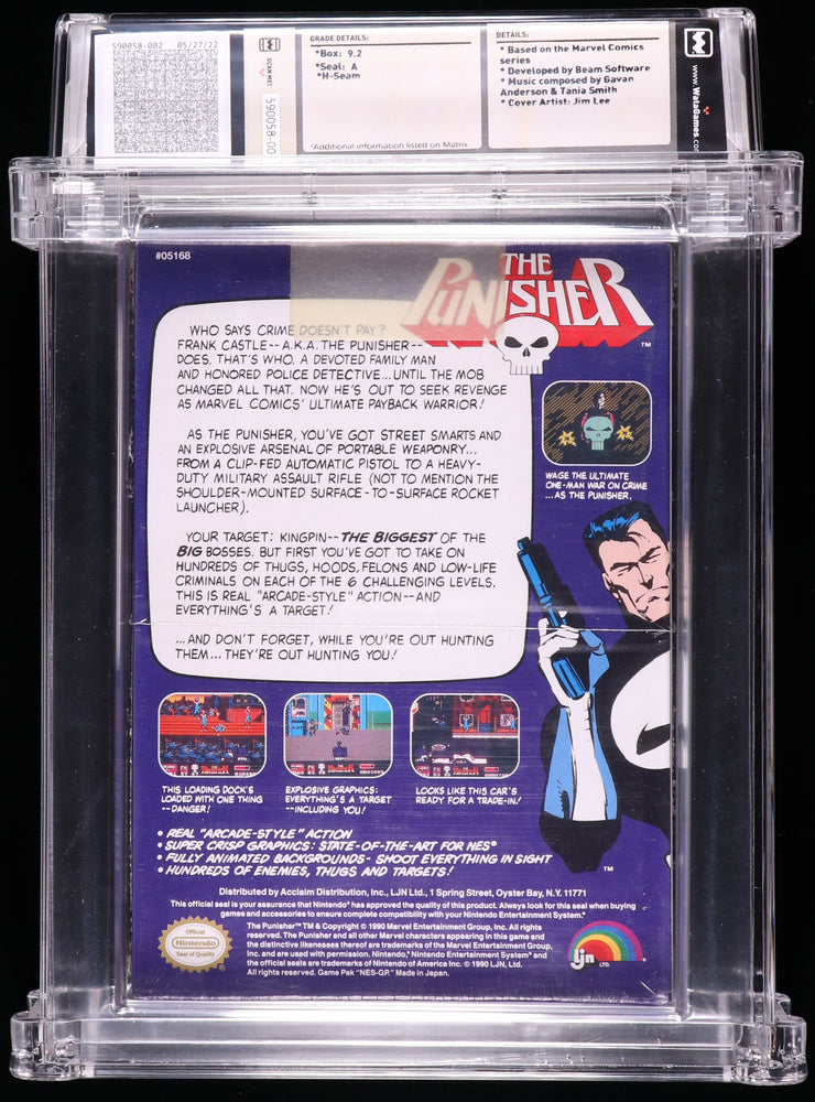 The Punisher [Graded WATA 9.2] (Nintendo NES) (Online Only)