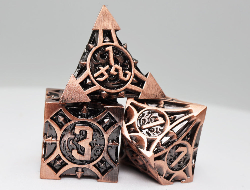 Quiver of Arrows: Copper Arrow - Metal RPG Dice Set (ONLINE ORDER ONLY)