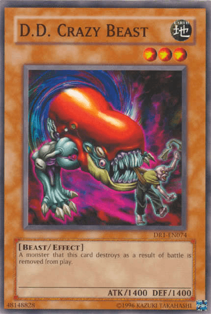 D.D. Crazy Beast [DR1-EN074] Common (ONLINE ORDER ONLY)