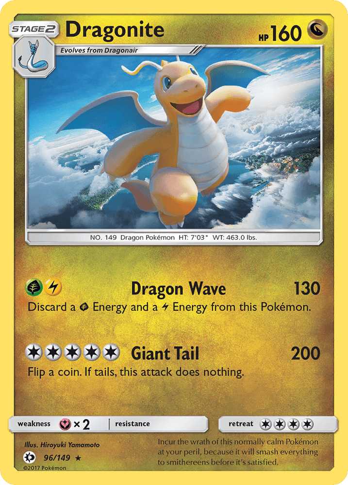 Dragonite (96/149) [Sun & Moon: Base Set] (Online Only)