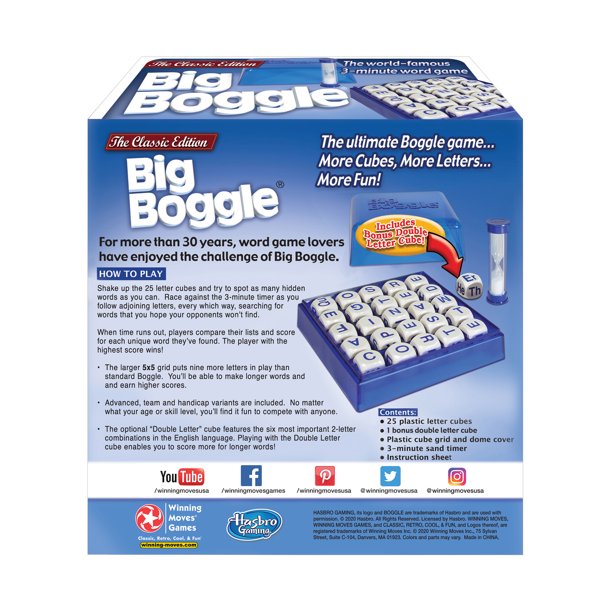 Big Boggle - The Classic Edition (ONLINE ORDER ONLY)