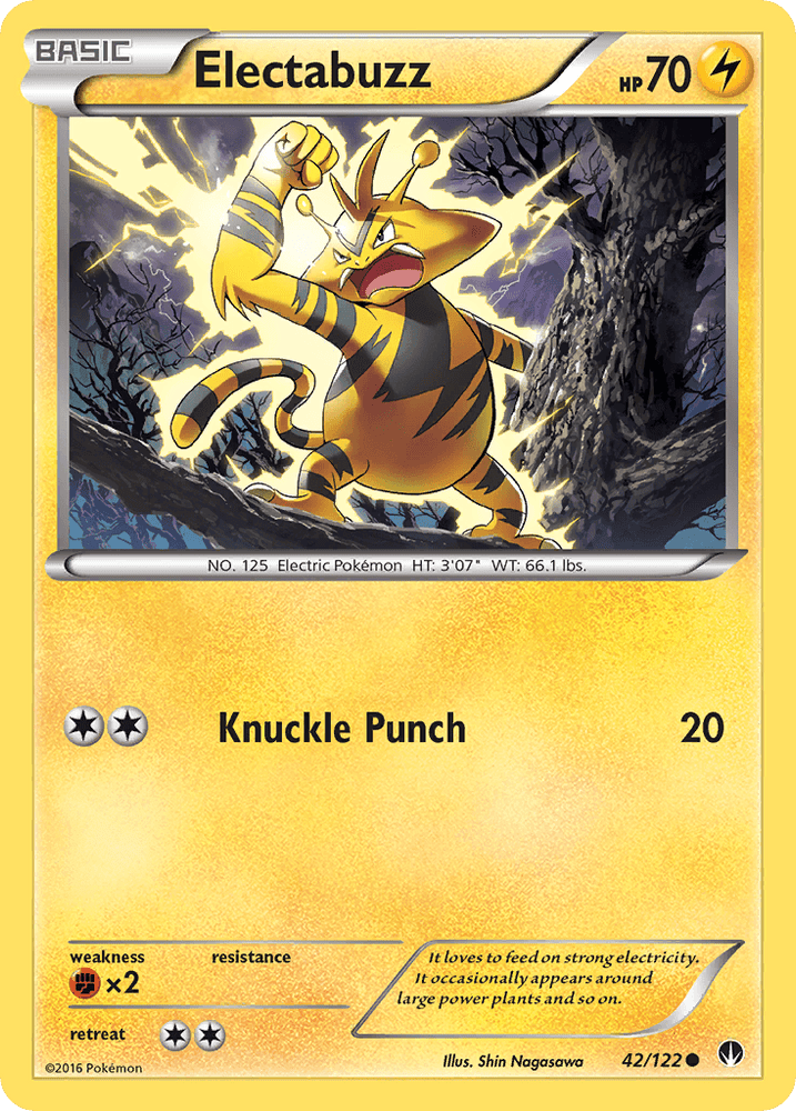 Electabuzz (42/122) [XY: BREAKpoint] (Online Only)
