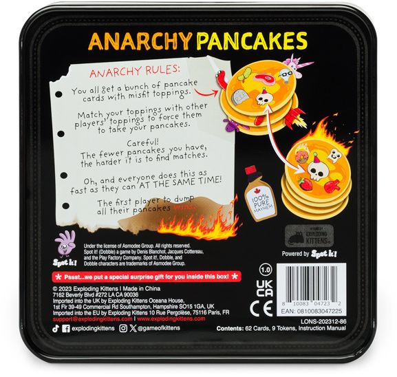 Anarchy Pancakes (Collectible Tin) (ONLINE ORDER ONLY)