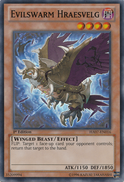 Evilswarm Hraesvelg [HA07-EN016] Super Rare (ONLINE ORDER ONLY)