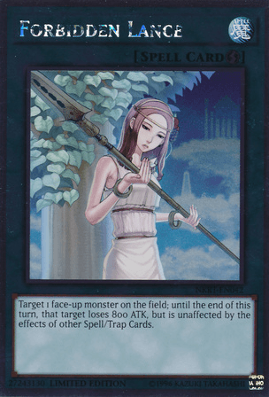 Forbidden Lance [NKRT-EN042] Platinum Rare (ONLINE ORDER ONLY)