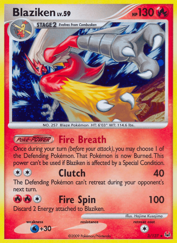 Blaziken (3/127) [Platinum: Base Set] (Online Only)
