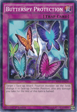 Butterspy Protection [BP03-EN230] Shatterfoil Rare (ONLINE ORDER ONLY)