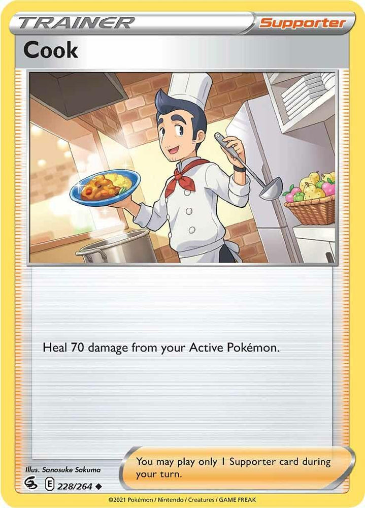 Cook (228/264) [Sword & Shield: Fusion Strike] (Online Only)