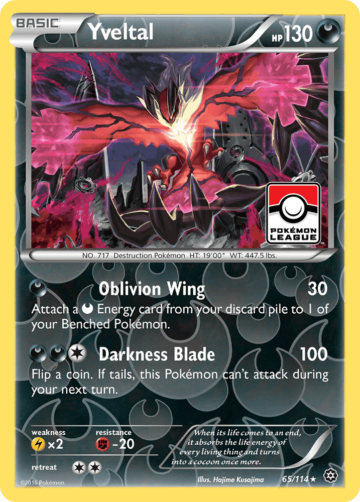 Yveltal (65/114) [XY: Steam Siege] (Online Only)