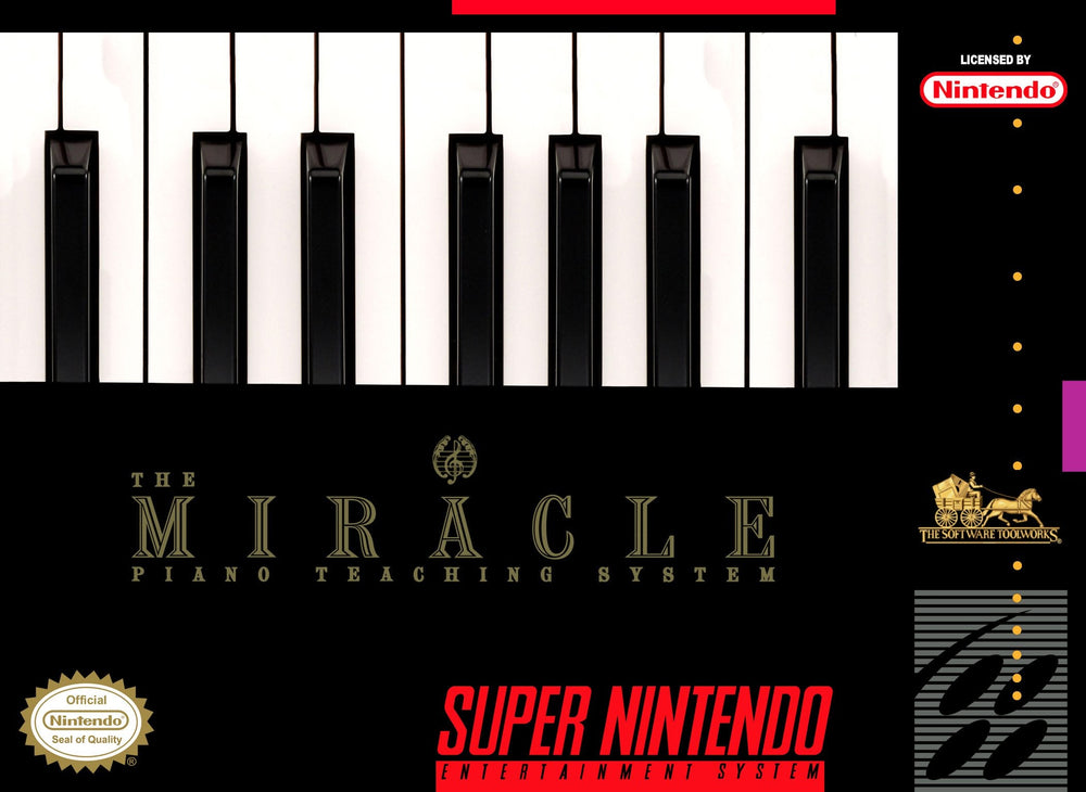 Miracle Piano Teaching System (Super Nintendo) (Online Only)
