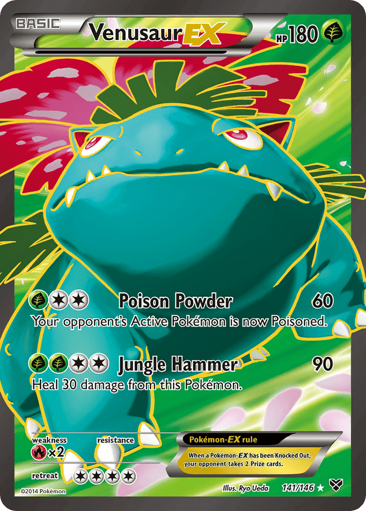 Venusaur EX (141/146) [XY: Base Set] (Online Only)