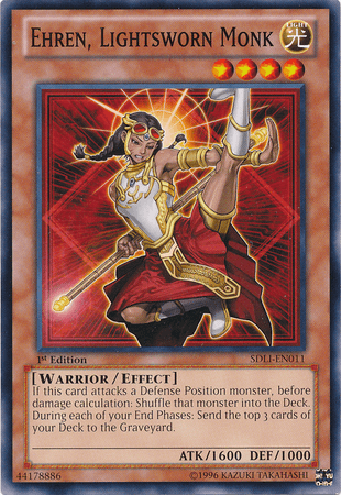 Ehren, Lightsworn Monk [SDLI-EN011] Common (ONLINE ORDER ONLY)