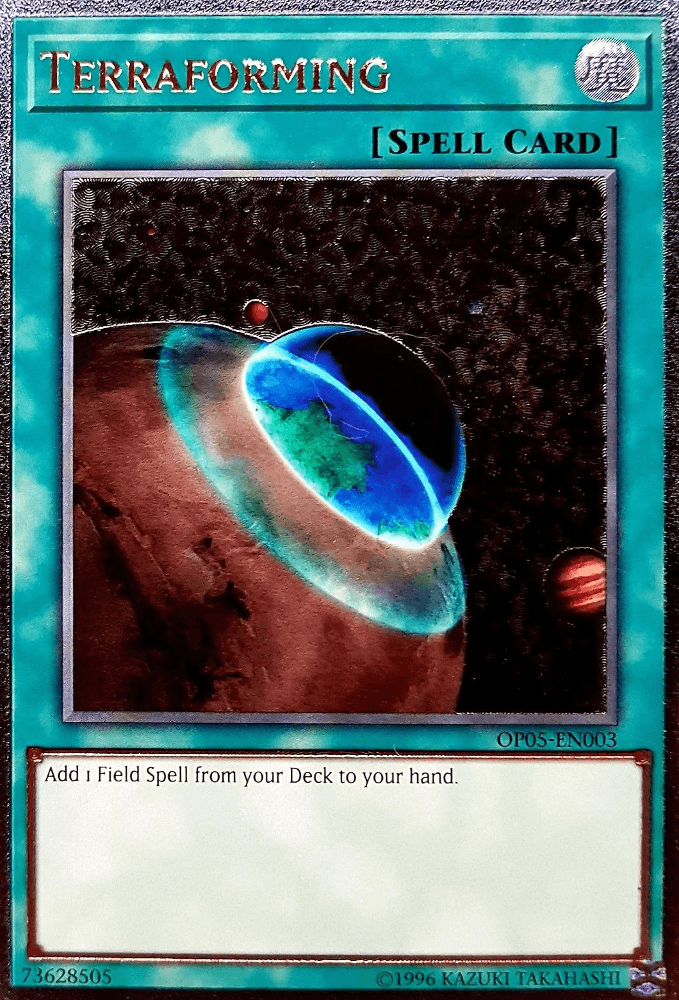 Terraforming [OP05-EN003] Ultimate Rare (ONLINE ORDER ONLY)