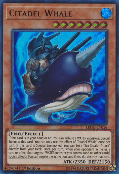 Citadel Whale [LEDU-EN016] Ultra Rare (ONLINE ORDER ONLY)