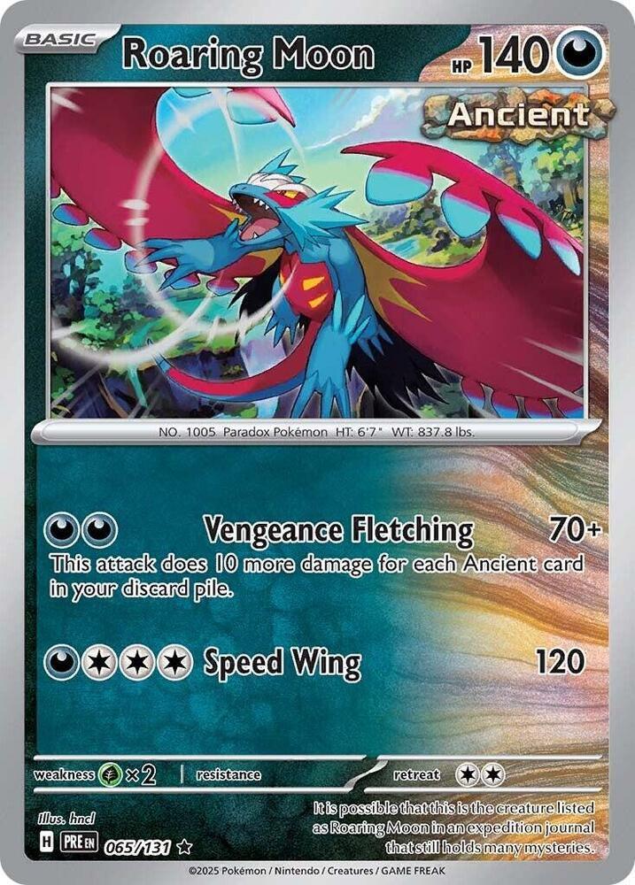 Roaring Moon (065/131) [Scarlet & Violet: Prismatic Evolutions] (Online Only)