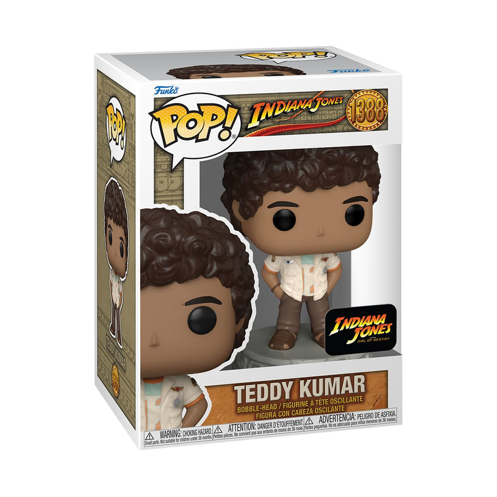 Indiana Jones and the Dial of Destiny Teddy Kumar #1388 Funko Pop! Vinyl Figure (Online Order Only)