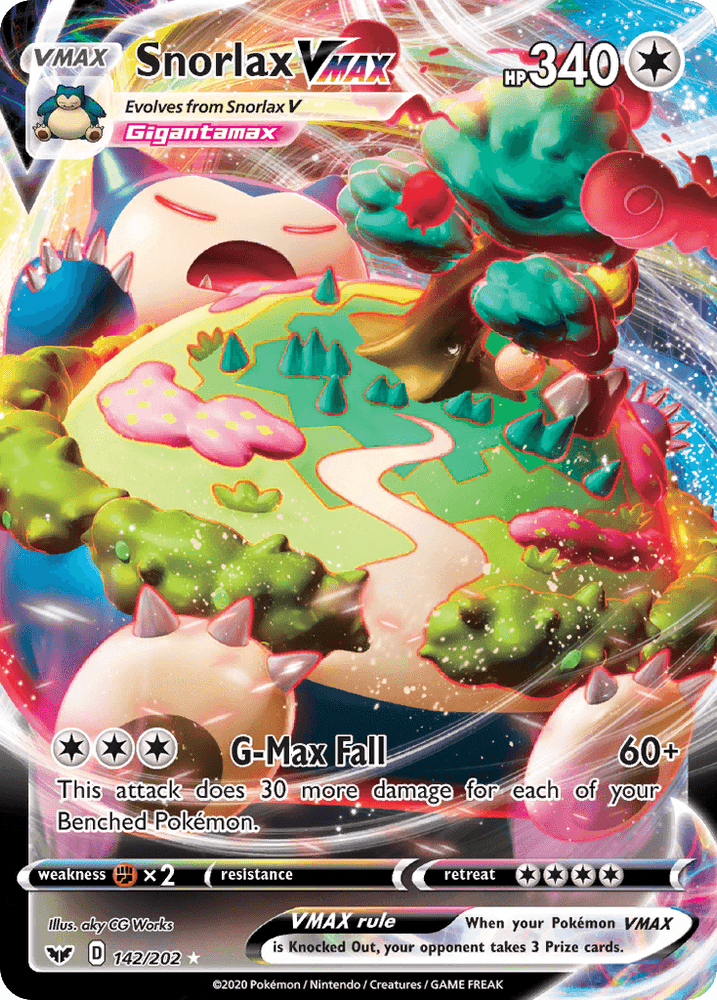 Snorlax VMAX (142/202) [Sword & Shield: Base Set] (Online Only)
