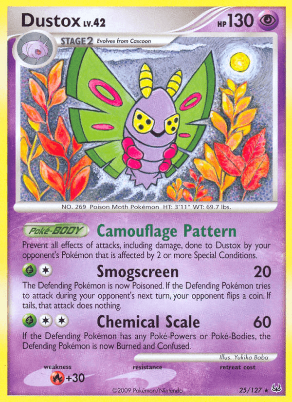 Dustox (25/127) [Platinum: Base Set] (Online Only)