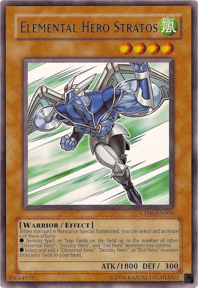 Elemental Hero Stratos [CP06-EN009] Rare (ONLINE ORDER ONLY)