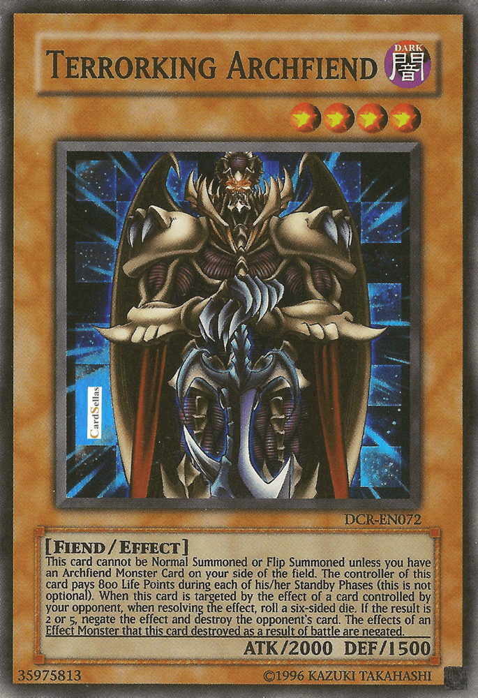 Terrorking Archfiend [DCR-EN072] Super Rare (ONLINE ORDER ONLY)