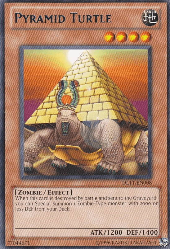 Pyramid Turtle (Blue) [DL11-EN008] Rare (ONLINE ORDER ONLY)