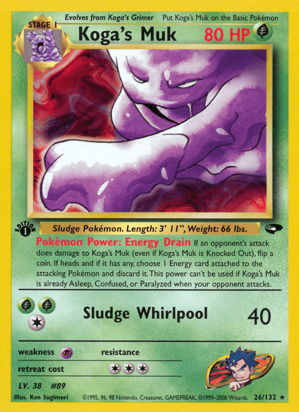 Koga's Muk (26/132) [Gym Challenge 1st Edition] (Online Only)