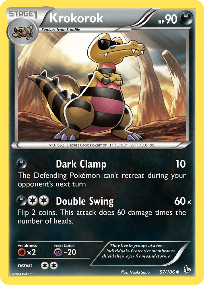 Krokorok (57/106) [XY: Flashfire] (Online Only)