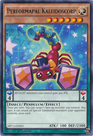 Performapal Kaleidoscorp [MP15-EN065] Rare (ONLINE ORDER ONLY)