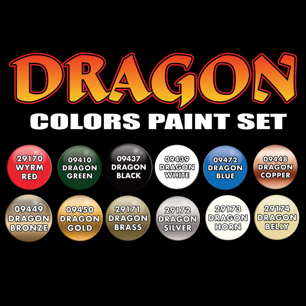 Master Series Paint: Dragon Colors Paint Set (ONLINE ORDER ONLY)