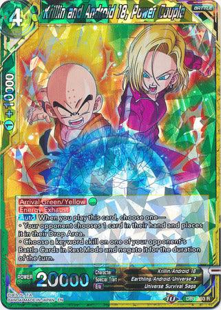 Krillin and Android 18, Power Couple (DB1-093) [Dragon Brawl] (ONLINE ORDER ONLY)
