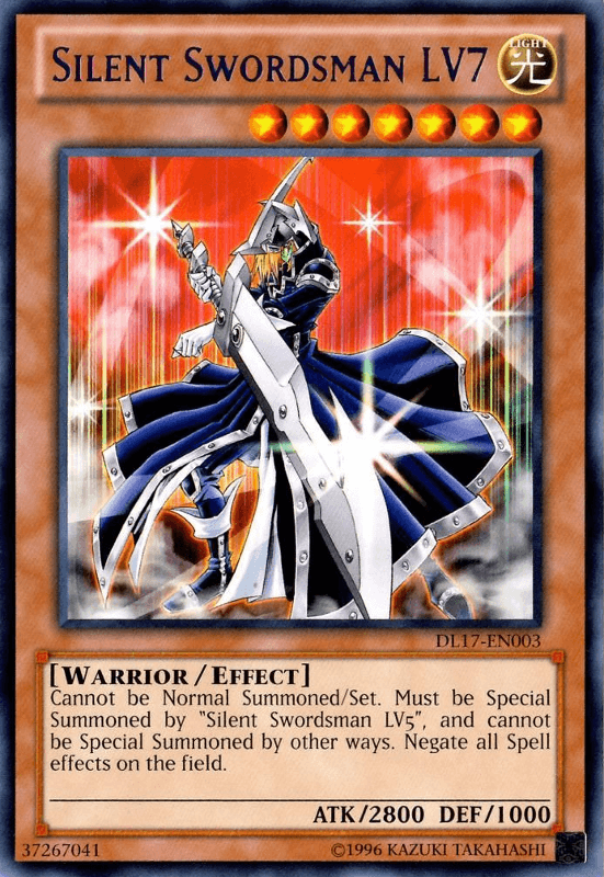 Silent Swordsman LV7 (Purple) [DL17-EN003] Rare (ONLINE ORDER ONLY)