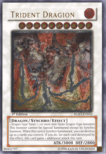 Trident Dragion [RGBT-EN043] Ultimate Rare (ONLINE ORDER ONLY)