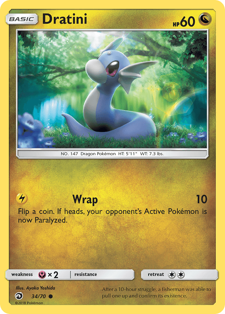 Dratini (34/70) [Sun & Moon: Dragon Majesty] (Online Only)