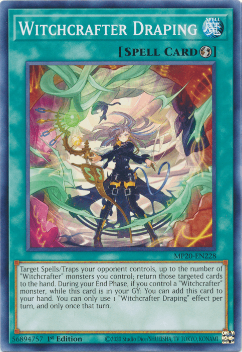 Witchcrafter Draping [MP20-EN228] Common (ONLINE ORDER ONLY)