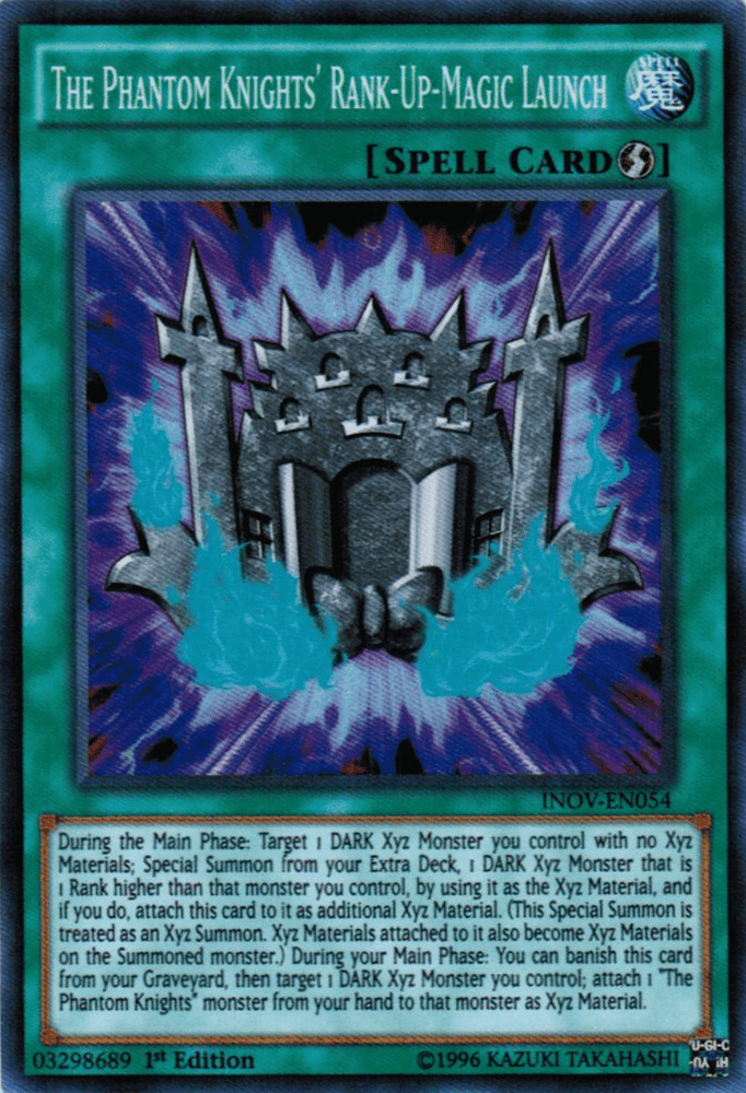 The Phantom Knights' Rank-Up-Magic Launch [INOV-EN054] Super Rare (ONLINE ORDER ONLY)
