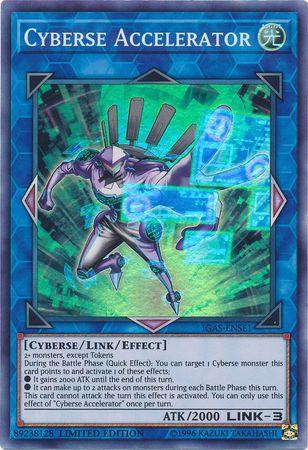 Cyberse Accelerator [IGAS-ENSE1] Super Rare (ONLINE ORDER ONLY)