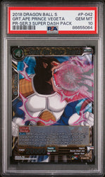 2018 DRAGON BALL SUPER GRT.APE PRINCE VEGETA #P-042 - PSA 10 (Online Order Only)
