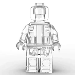 Set of 12 Transparent Minifigures – Clear Minifigs (Adult Builds & Display-Grade) (ONLINE ORDER ONLY)