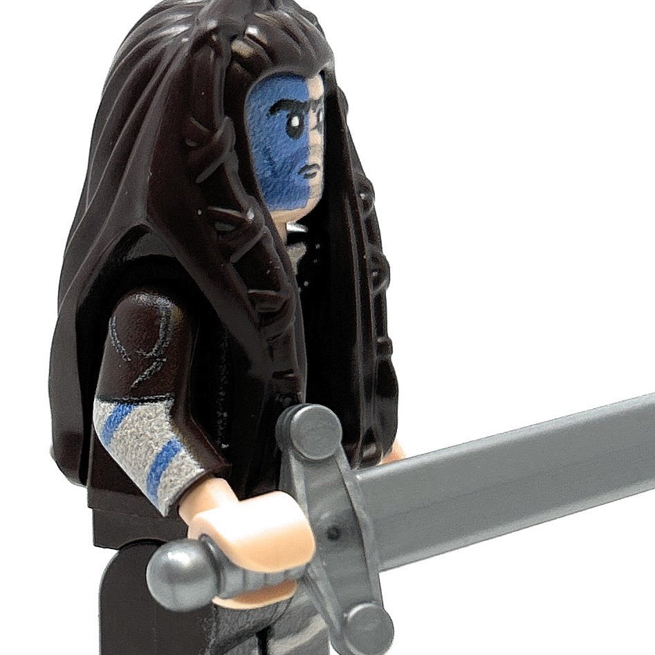 Custom William Wallace Minifig made using LEGO parts - B3 Customs (Online Order Only)