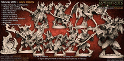 3D Printed Artisan Guild Aya - Lust Demon Abyss Demons Set 28mm 32mm (Online Only)