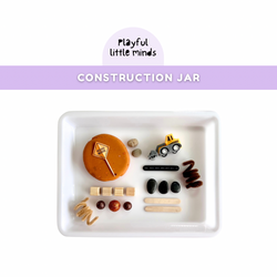 Construction Site Playdough Sensory Toy Kit (ONLINE ORDER ONLY)