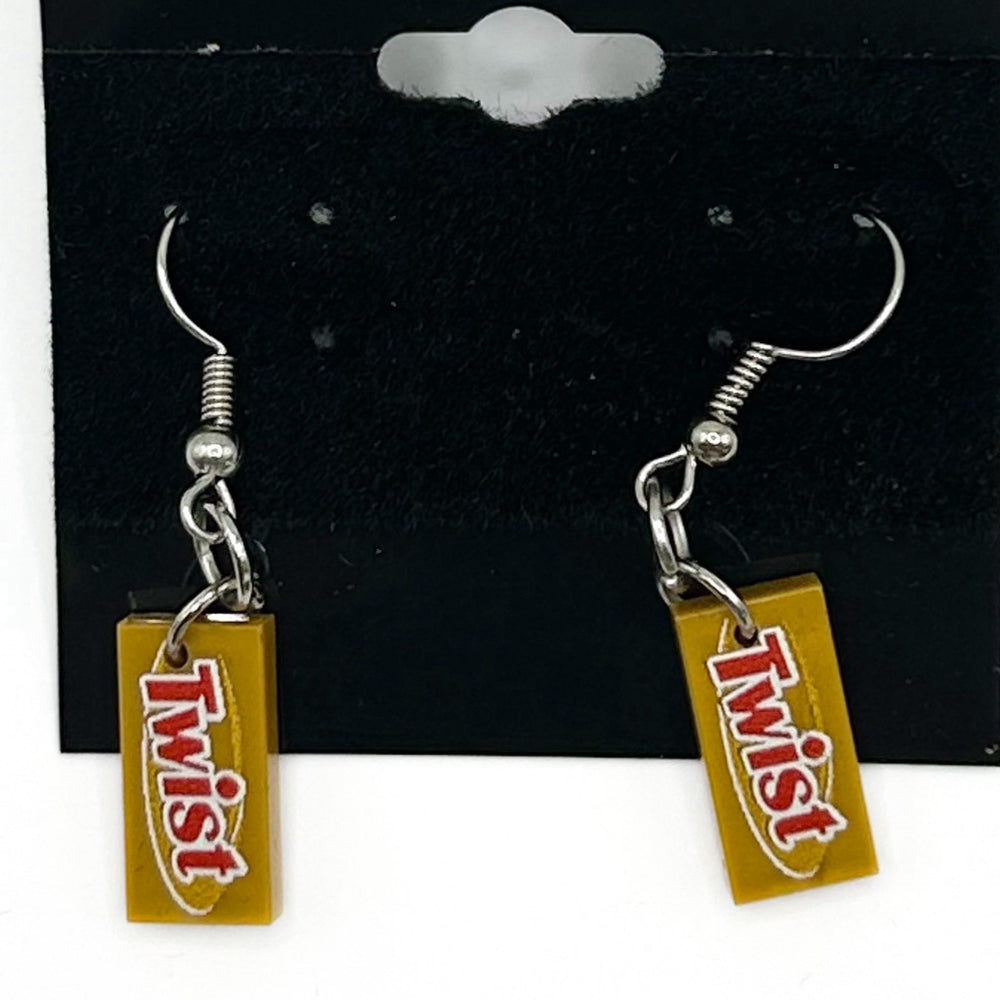 Twist Candy Earrings made from LEGO Bricks - B3 Customs (Online Order Only)