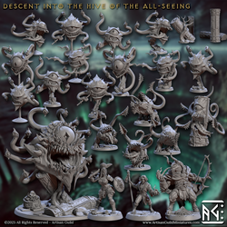 3D Printed Artisan Guild Decent into the Hive Standalone Weapons Descent into the Hive of the All Seeing 28mm 32mm (Online Only)