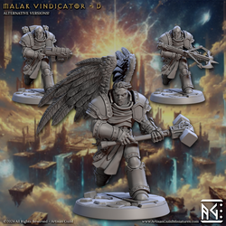 3D Printed Artisan Guild Malakim Vindicators Wrath of the Malakim Set 28mm 32mm (Online Only)
