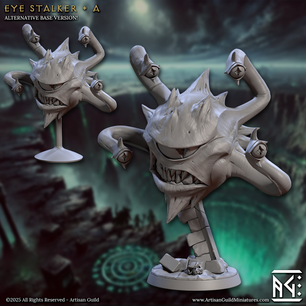 3D Printed Artisan Guild Eye Stalkers Descent into the Hive of the All Seeing 28mm 32mm (Online Only)