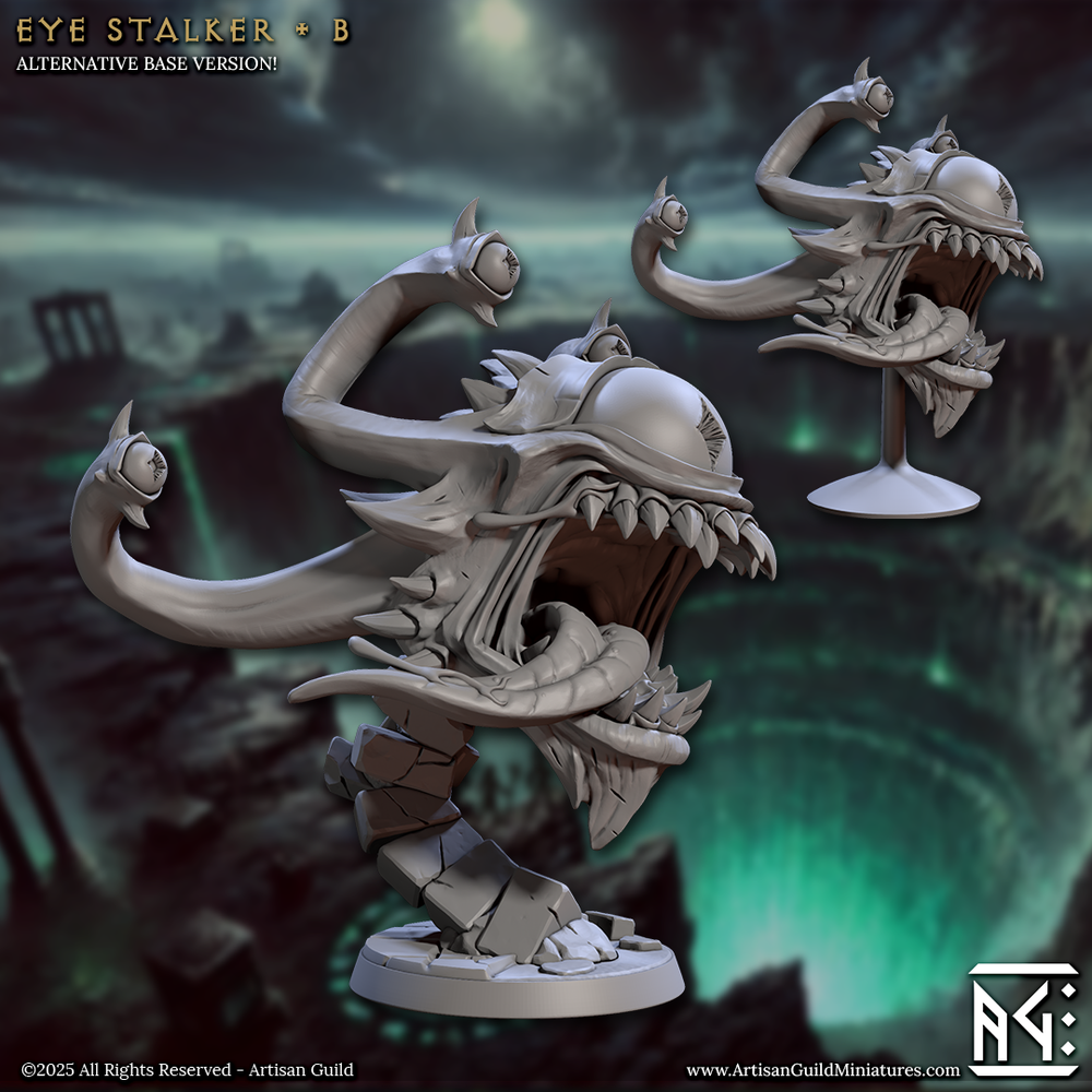 3D Printed Artisan Guild Eye Stalkers Descent into the Hive of the All Seeing 28mm 32mm (Online Only)